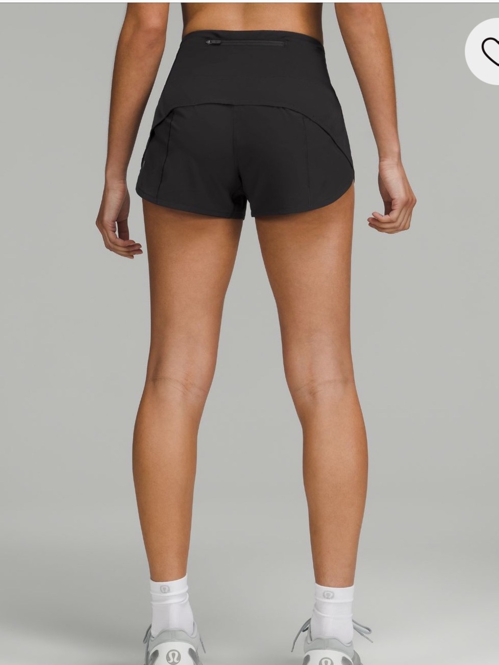Lululemon Athletica  Speed Up Shorts with 2 1/2” inseam, size 6 in black - Picture 3 of 10
